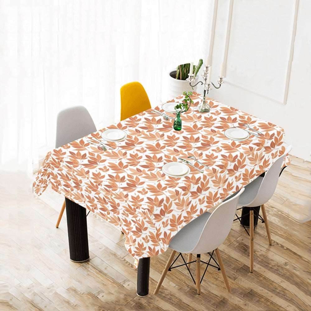 Autumn Leaves Polyester Tablecloth Polyester Tablecloth 70"x 52" DeRose Seasonal