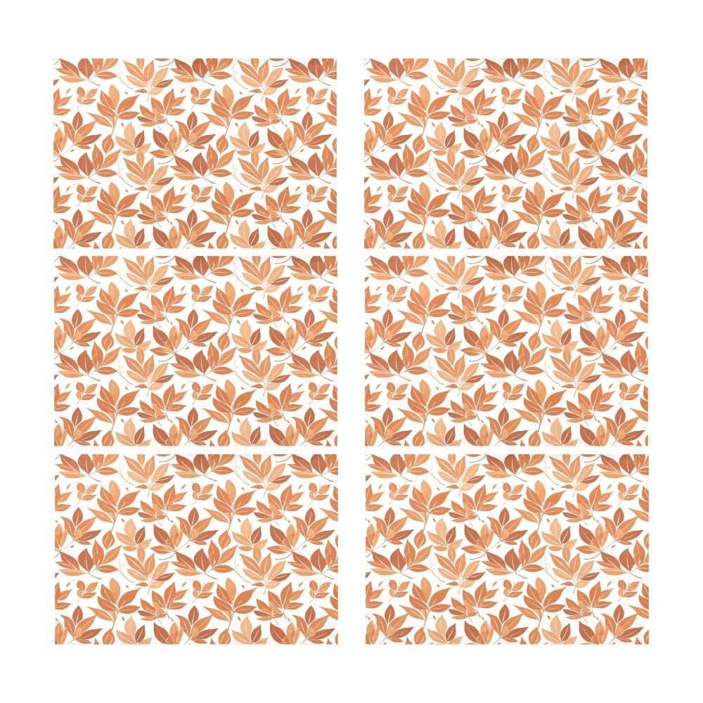 Autumn Leaves Table Placemat (set of 6) Placemats 12" x 18" (Set of 6) DeRose Seasonal