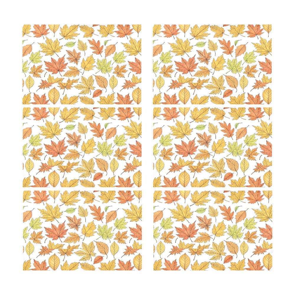 Autumn Table Placemat (set of 6) Placemats 12" x 18" (Set of 6) DeRose Seasonal