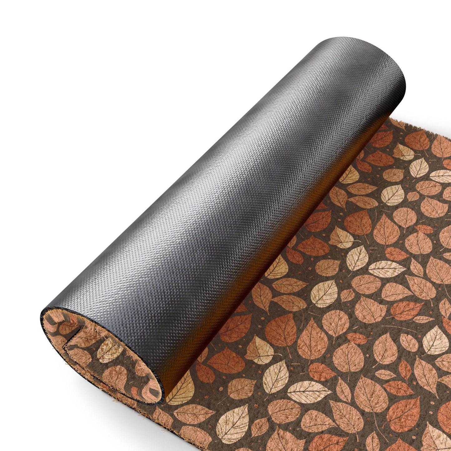 Brown Dark Leaves Fall Season Doormat - DeRose Seasonal