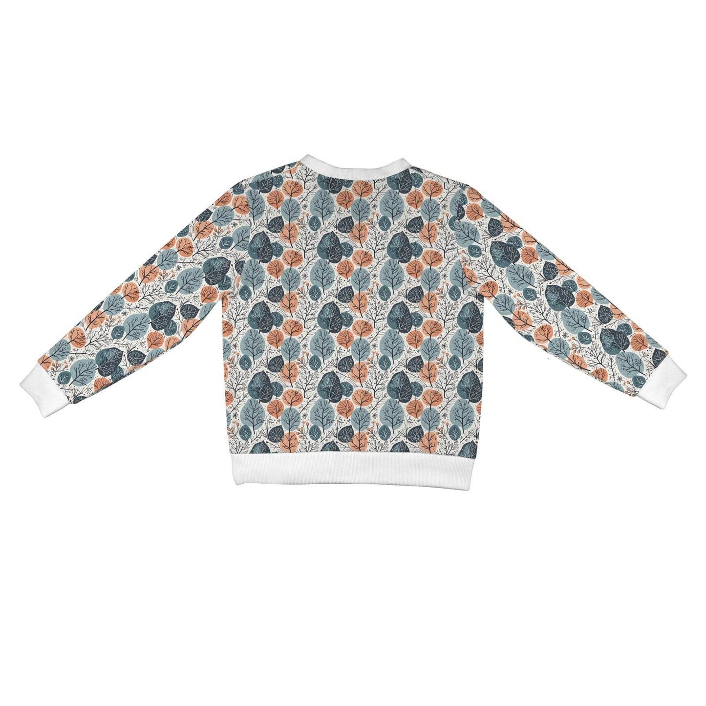 Freezing Leaves Women's Cardigan Button Sweater Custom Women's Cardigan (Model H73) - DeRose Seasonal