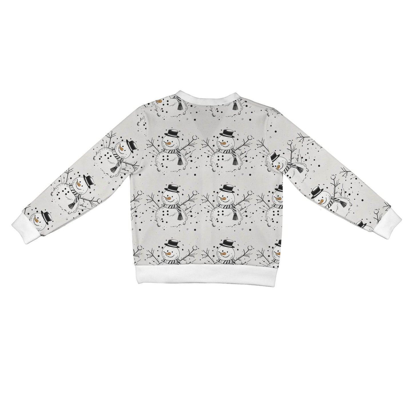 Frosty the Snowman Women's Cardigan Button Sweater Custom Women's Cardigan (Model H73) - DeRose Seasonal