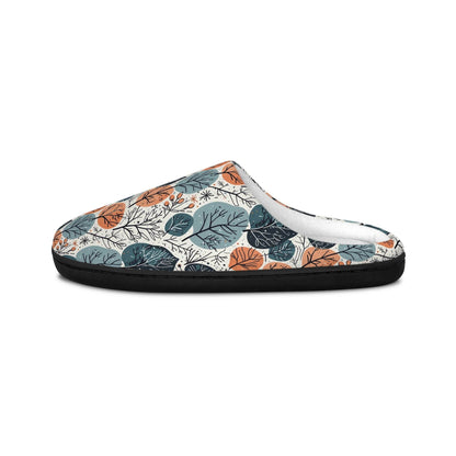 Freezing Leaves Men's Indoor Slippers - Perfect for Relaxing at Home - DeRose Seasonal