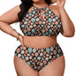 Plus Size Seashells Two-piece Swimsuit - DeRose Seasonal