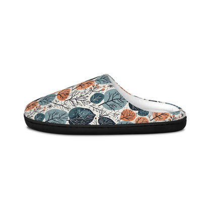 Freezing Leaves Women's Indoor Slippers - Comfortable Home Footwear - DeRose Seasonal
