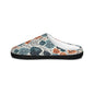 Freezing Leaves Women's Indoor Slippers - Comfortable Home Footwear - DeRose Seasonal