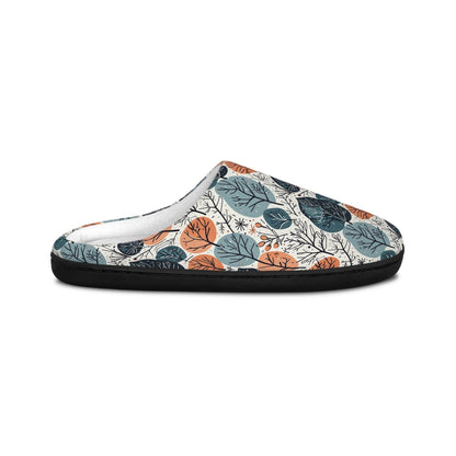 Freezing Leaves Men's Indoor Slippers - Perfect for Relaxing at Home - DeRose Seasonal