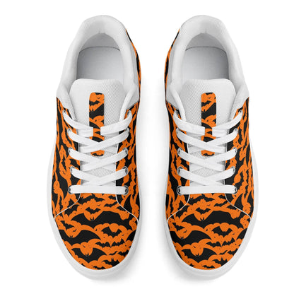 Unisex Halloween Bats Lightweight Brand Low Top Mesh Shoes - DeRose Seasonal