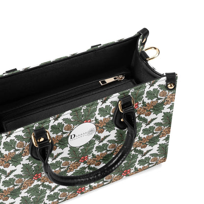 Holly Pine Luxury Women Leather Handbag (3 sizes) - DeRose Seasonal