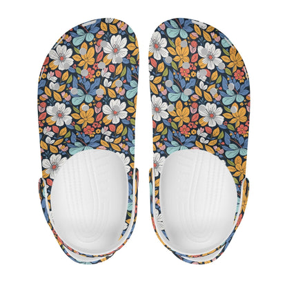 Bright Flowers Women's Vented Sandals - DeRose Seasonal