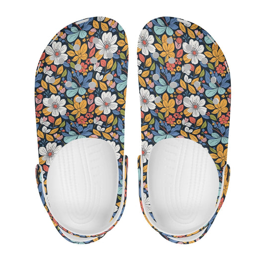 Bright Flowers Women's Vented Sandals - DeRose Seasonal