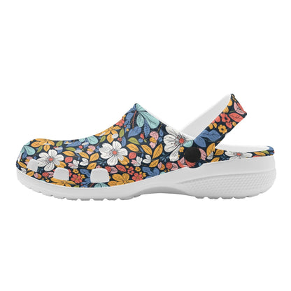 Bright Flowers Women's Vented Sandals - DeRose Seasonal