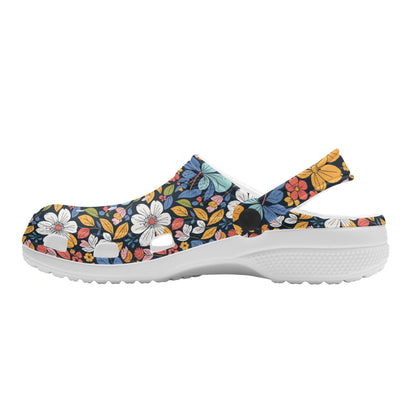 Bright Flowers Women's Vented Sandals - DeRose Seasonal