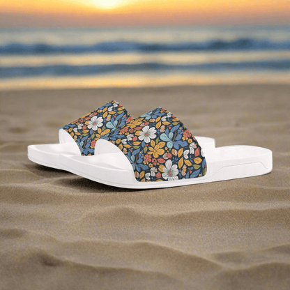 Bright Flowers Women's Slide Sandals - DeRose Seasonal