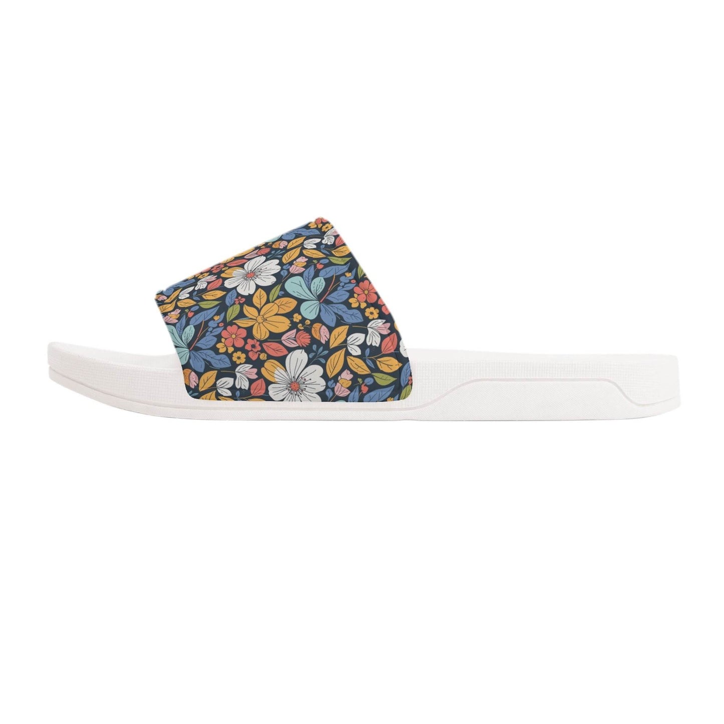 Bright Flowers Women's Slide Sandals - DeRose Seasonal