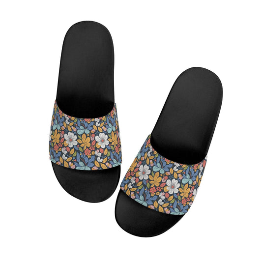 Bright Flowers Men's Slide Sandals - DeRose Seasonal