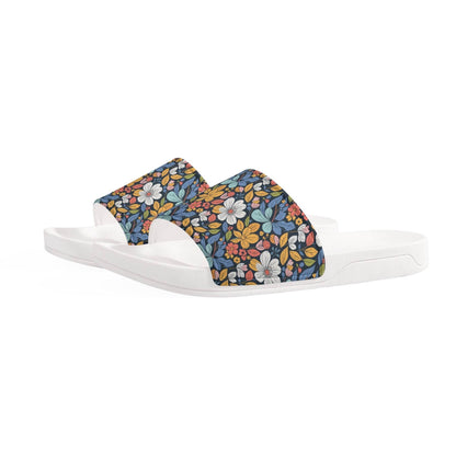 Bright Flowers Men's Slide Sandals - DeRose Seasonal