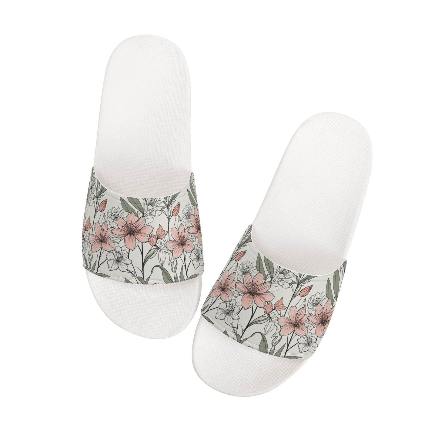 Japan Floral Men's Slide Sandals - DeRose Seasonal
