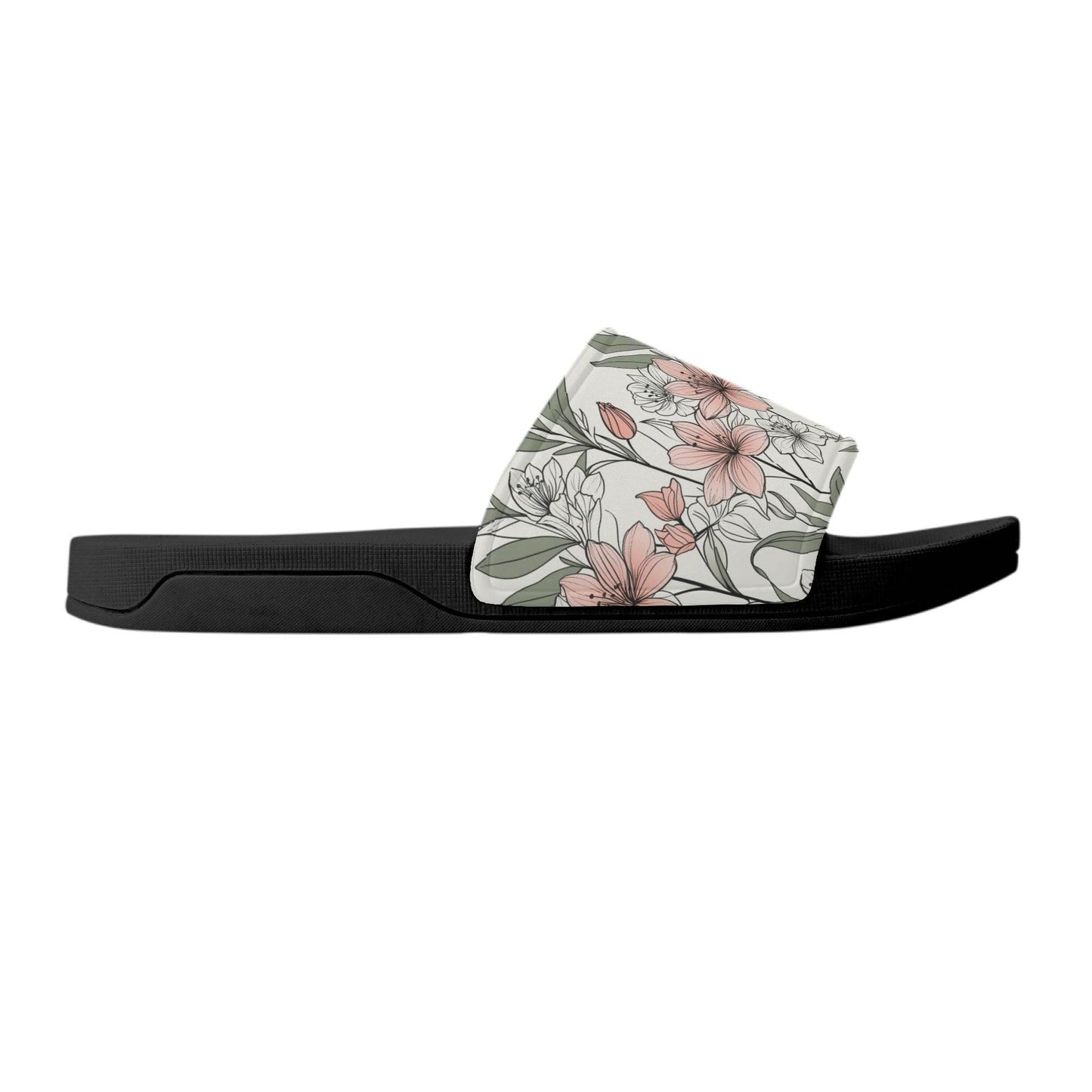 Japan Floral Women's Slide Sandals - DeRose Seasonal