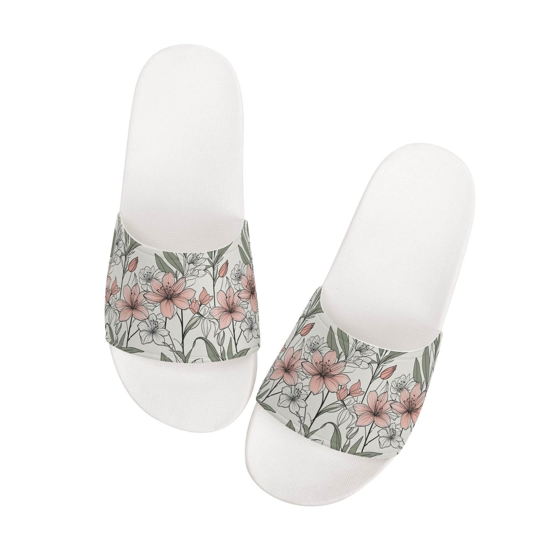 Japan Floral Women's Slide Sandals - DeRose Seasonal