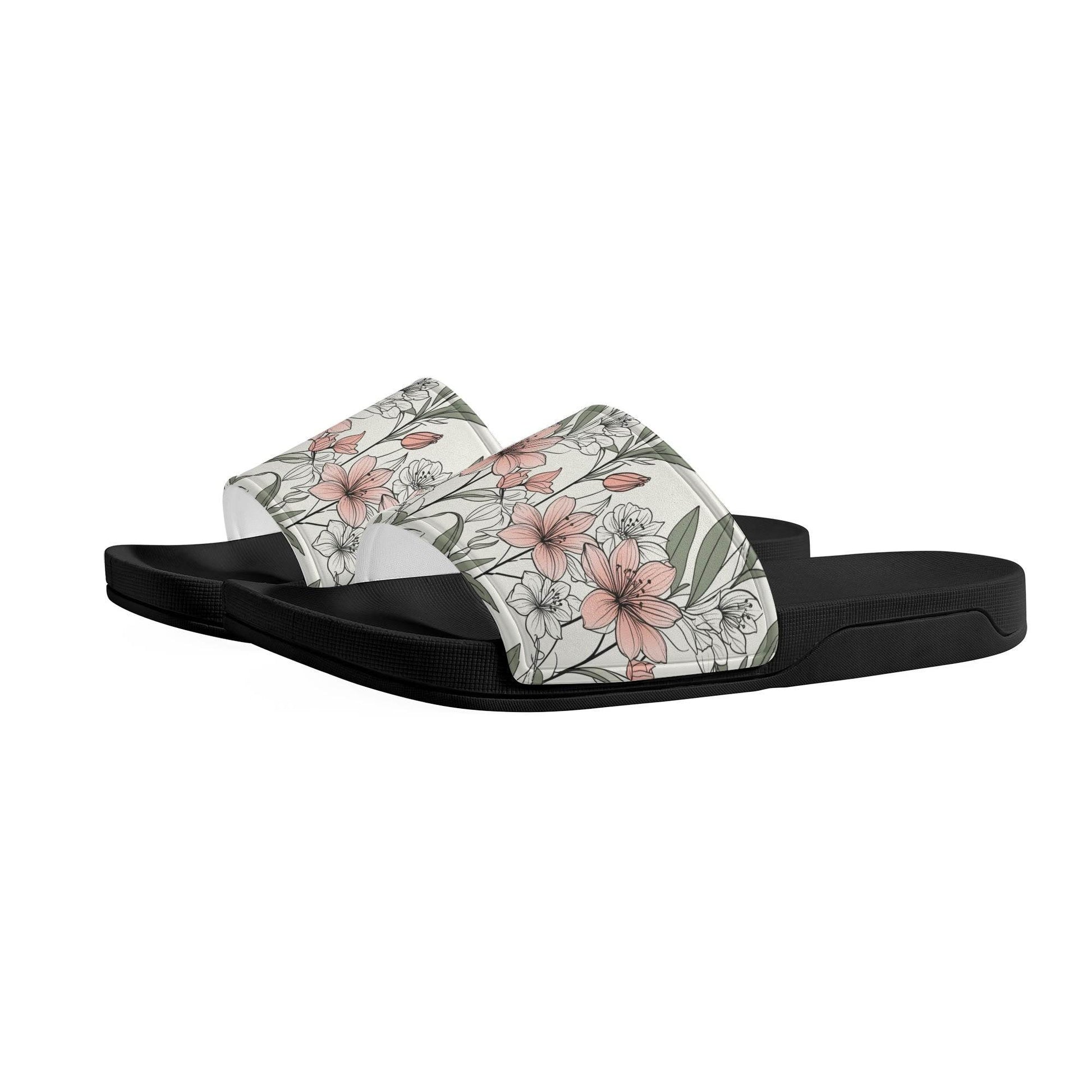 Japan Floral Women's Slide Sandals - DeRose Seasonal