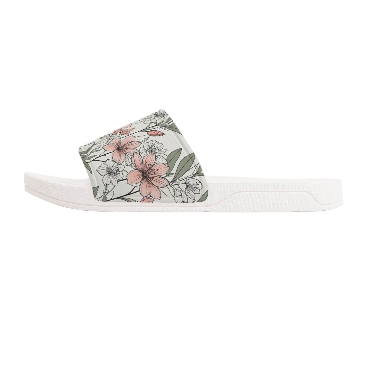 Japan Floral Women's Slide Sandals - DeRose Seasonal