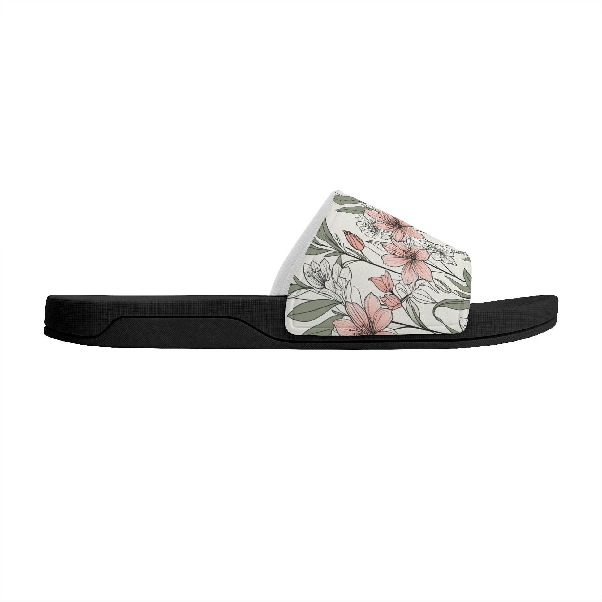 Japan Floral Women's Slide Sandals - DeRose Seasonal