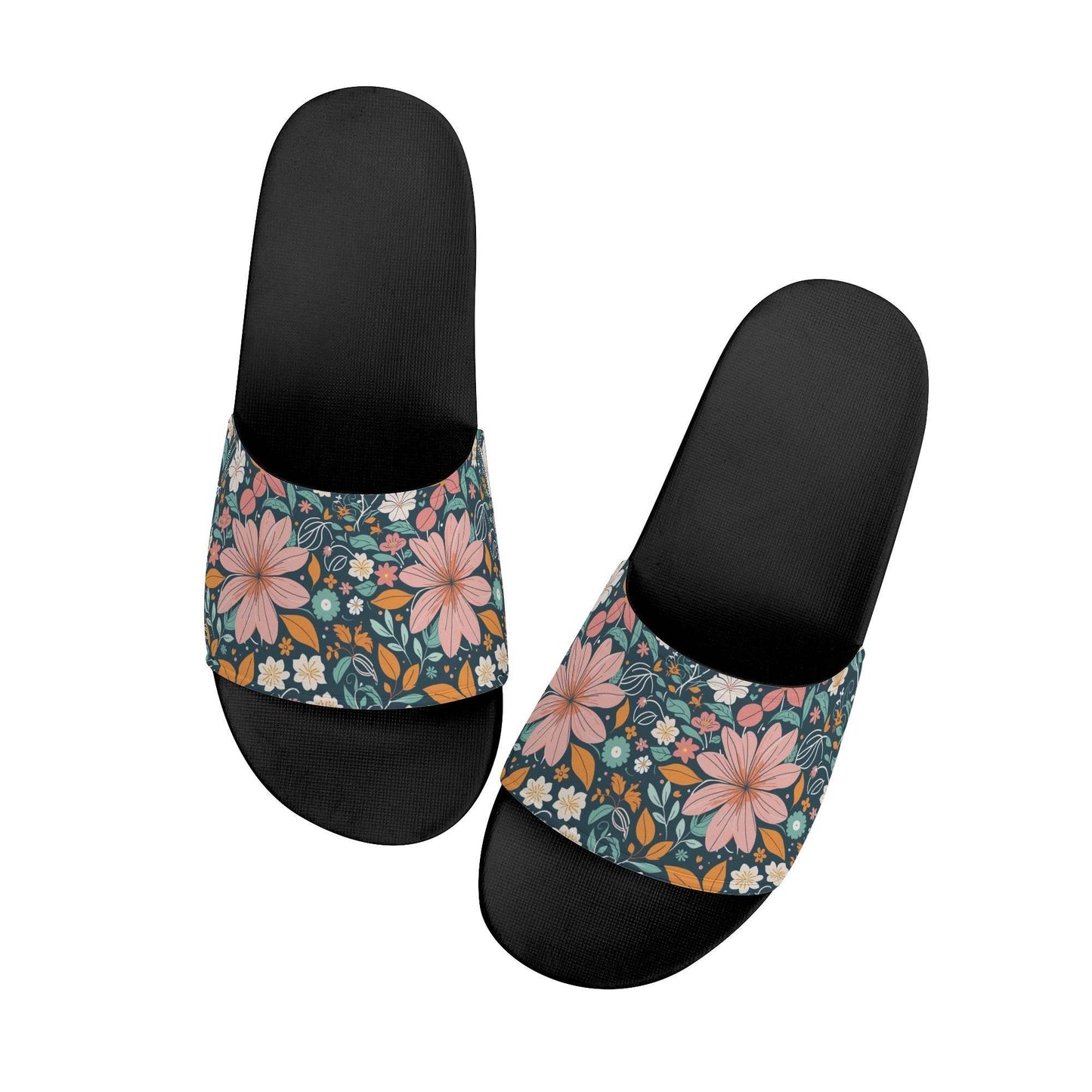 Wild Flowers Women's Slide Sandals - DeRose Seasonal
