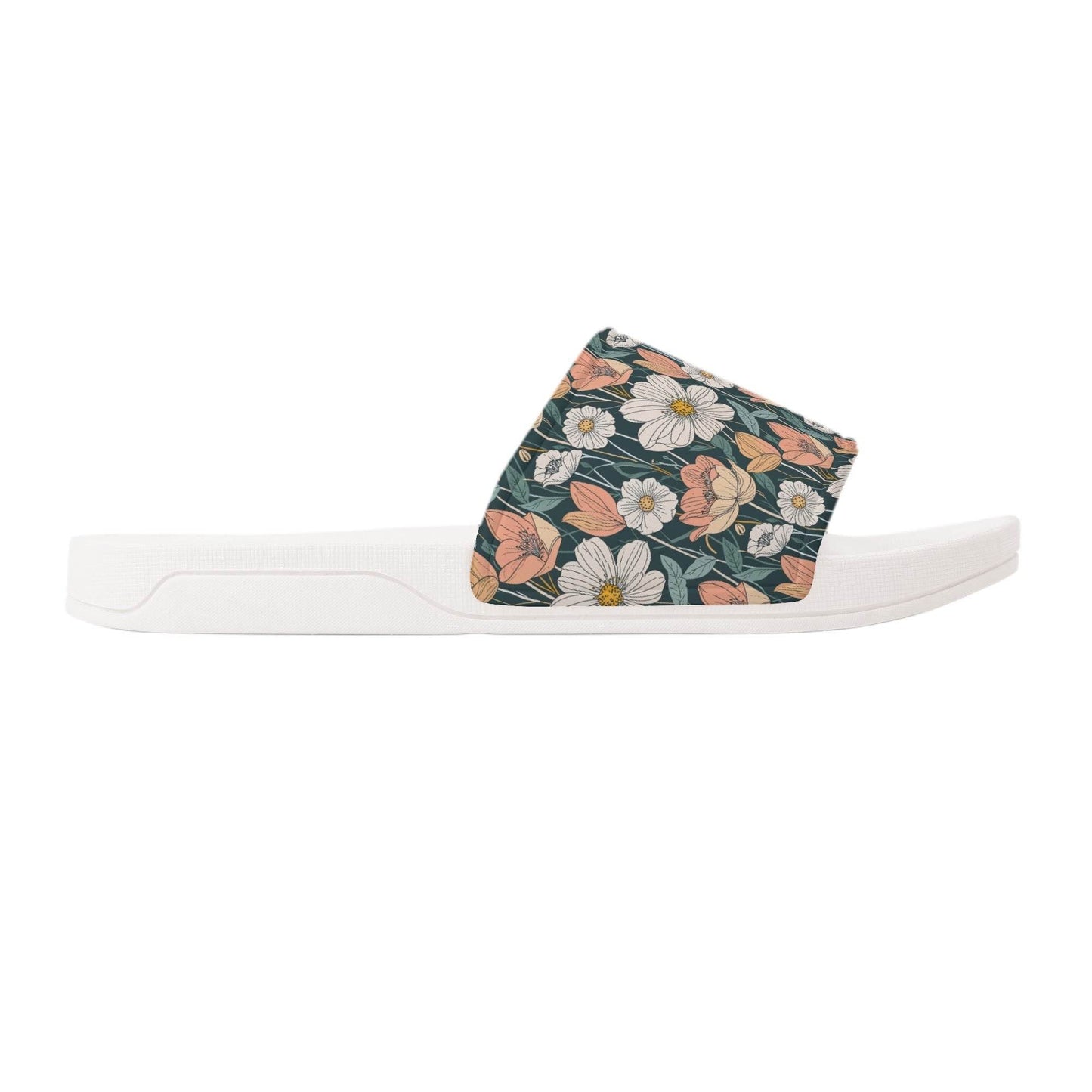 Tulips and Daisy's Women's Slide Sandals - DeRose Seasonal