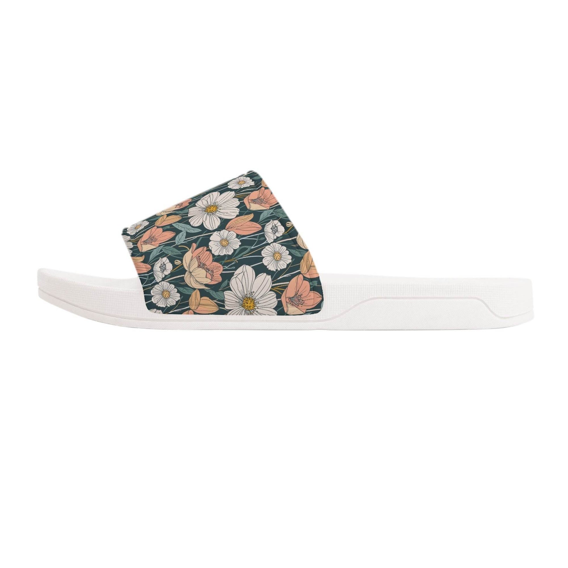 Tulips and Daisy's Women's Slide Sandals - DeRose Seasonal