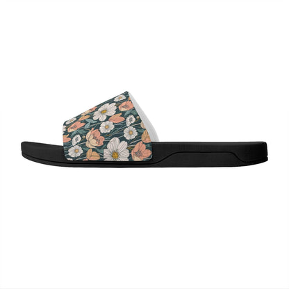 Tulips and Daisy's Women's Slide Sandals - DeRose Seasonal