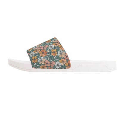 Pastel Flowers Men's Slide Sandals - DeRose Seasonal