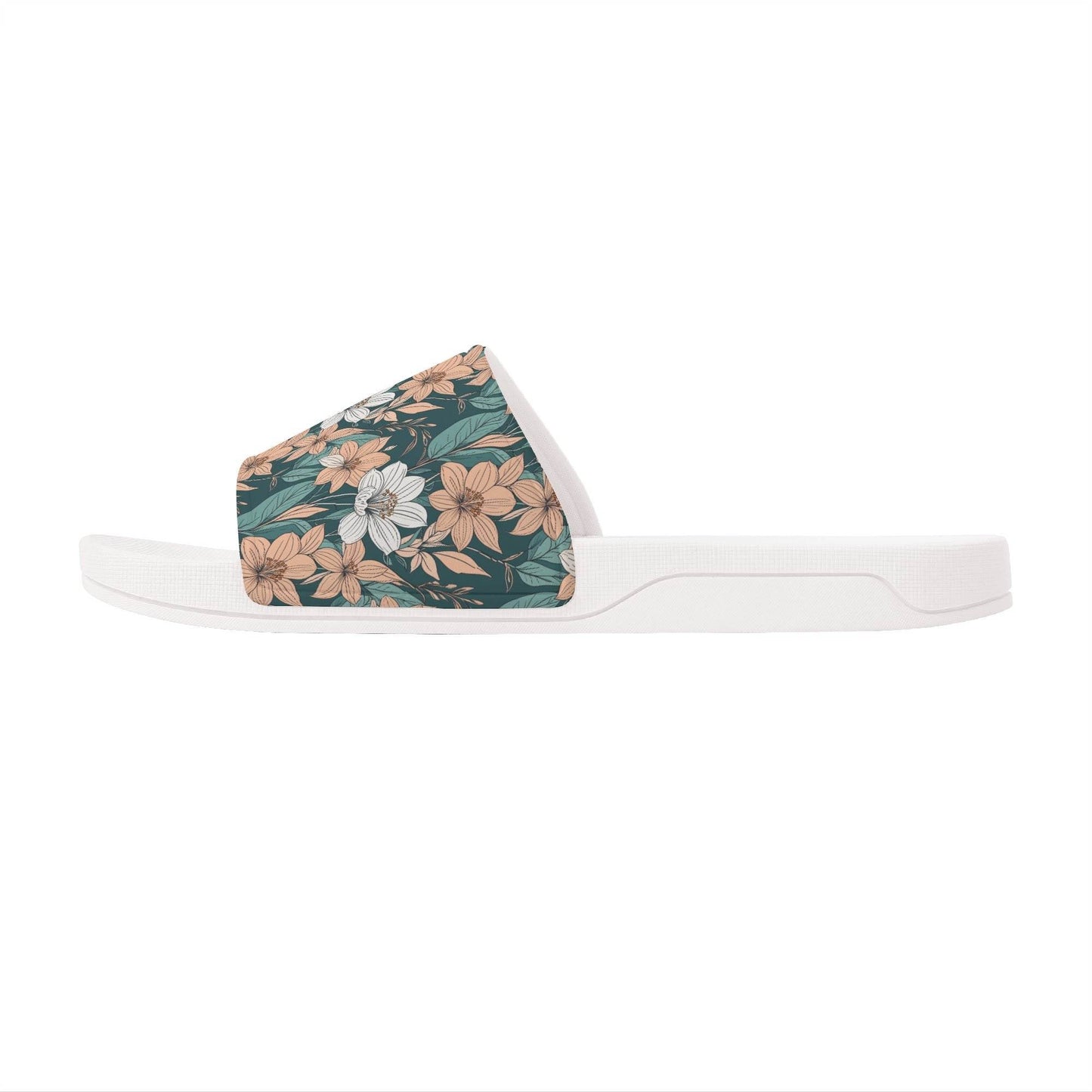 Pastel Floral Men's Slide Sandals - DeRose Seasonal