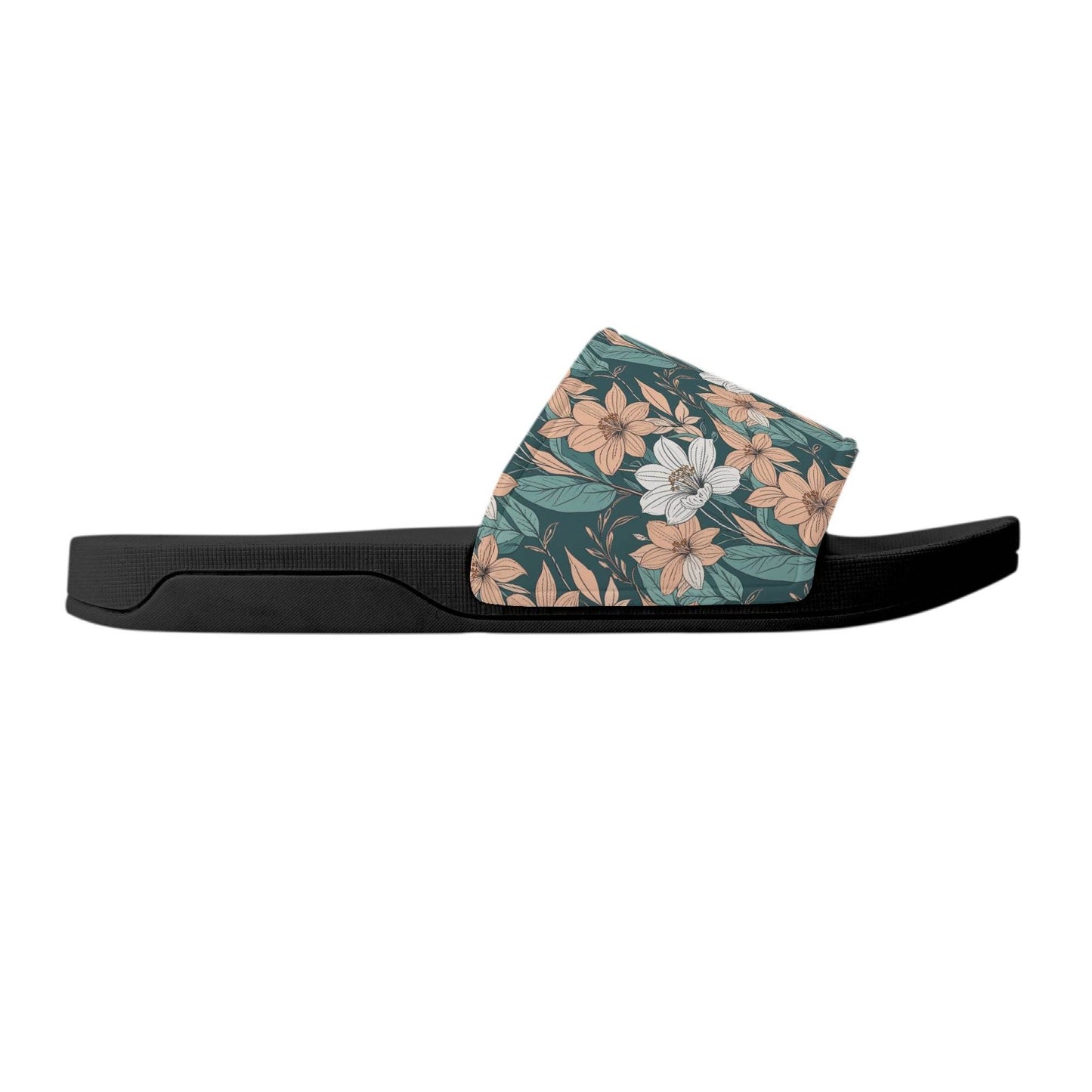 Pastel Floral Men's Slide Sandals - DeRose Seasonal