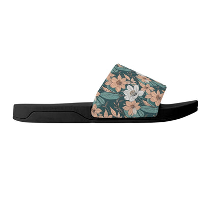 Pastel Floral Men's Slide Sandals - DeRose Seasonal
