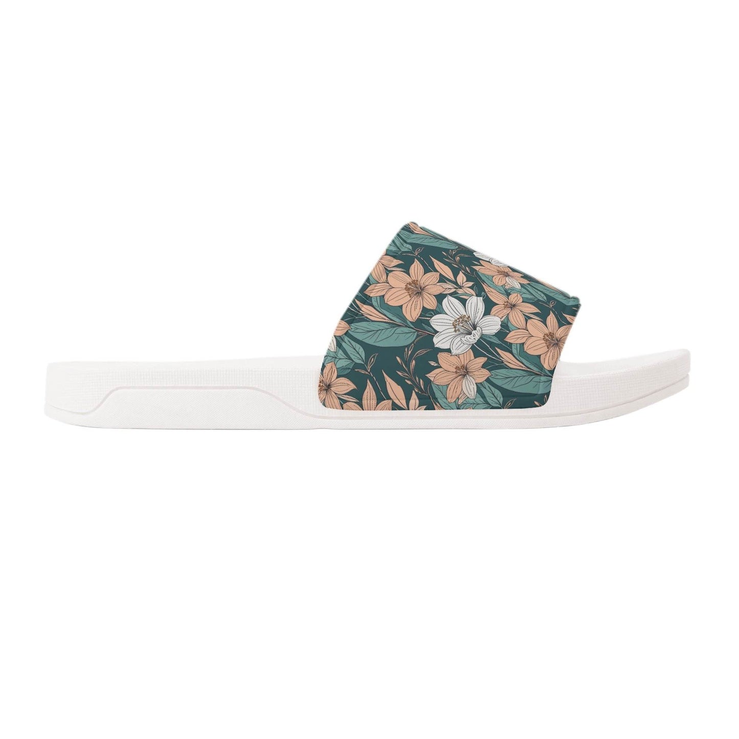 Pastel Floral Men's Slide Sandals - DeRose Seasonal