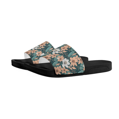 Pastel Floral Men's Slide Sandals - DeRose Seasonal