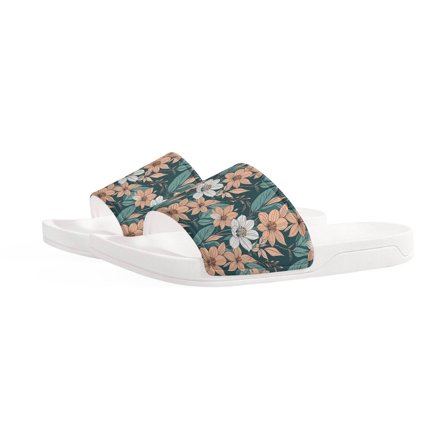 Pastel Floral Men's Slide Sandals - DeRose Seasonal