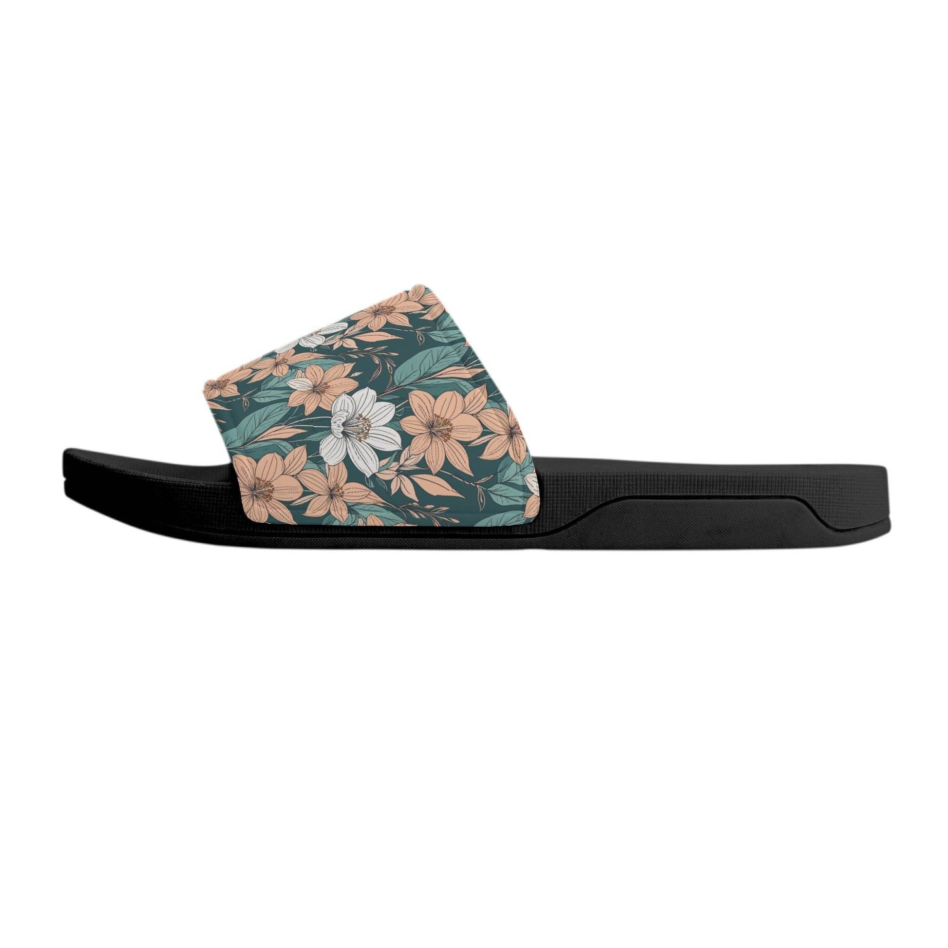 Pastel Floral Men's Slide Sandals - DeRose Seasonal