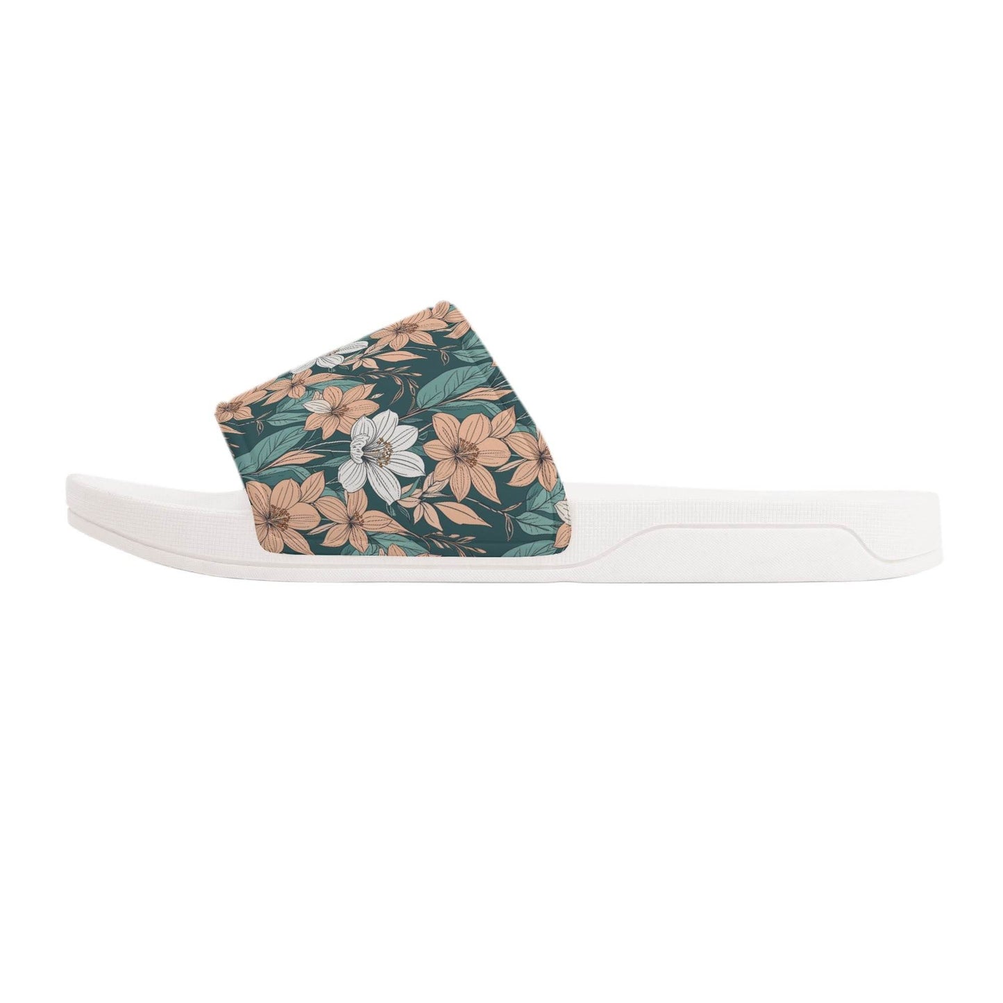 Pastel Floral Men's Slide Sandals - DeRose Seasonal
