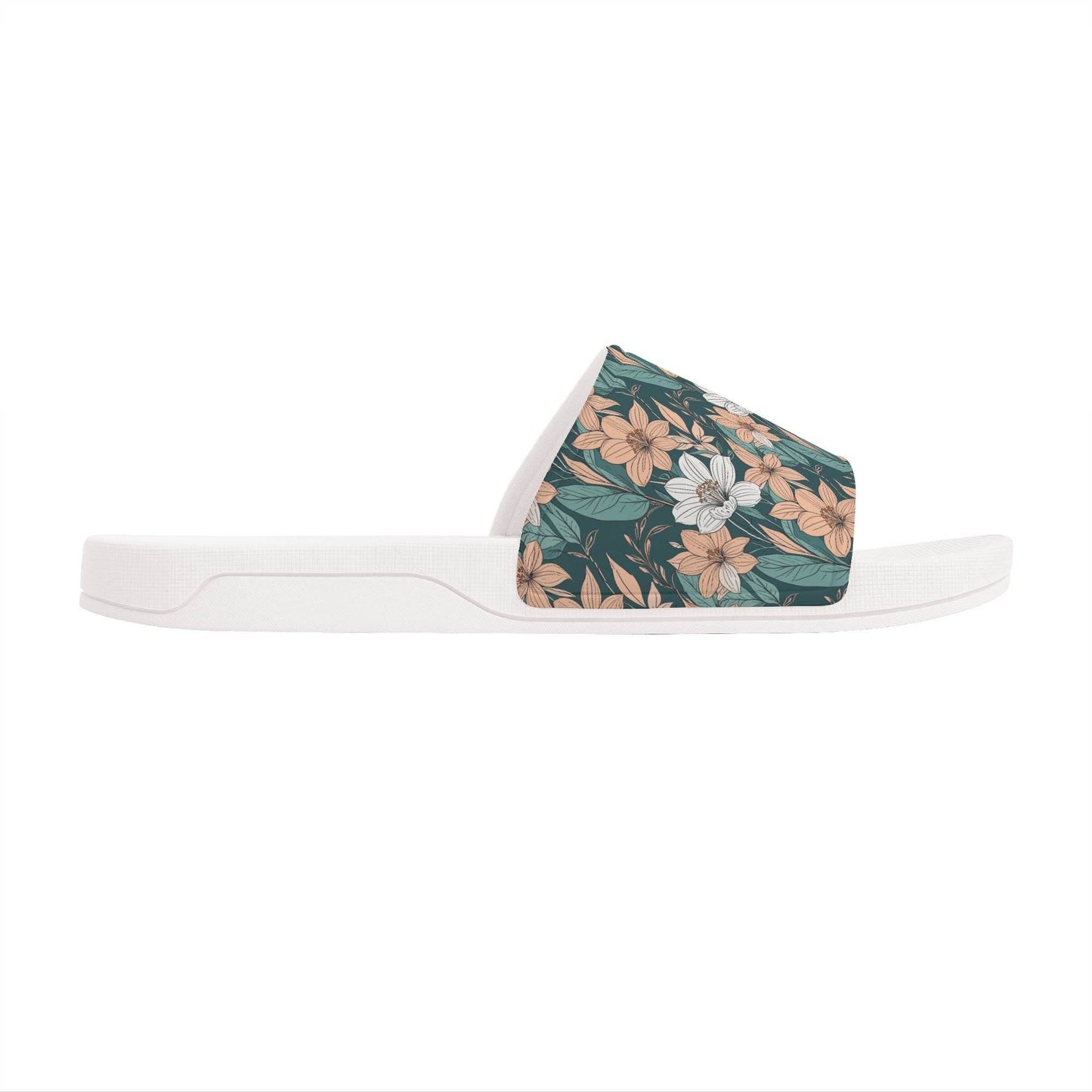 Pastel Floral Men's Slide Sandals - DeRose Seasonal