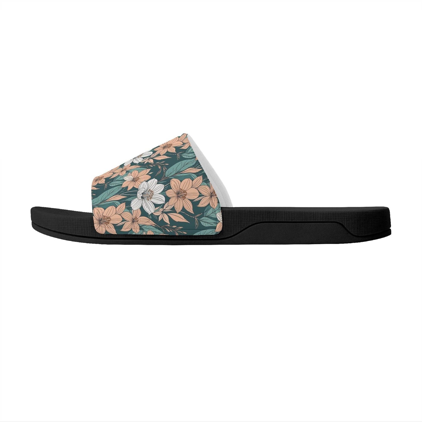 Pastel Floral Men's Slide Sandals - DeRose Seasonal