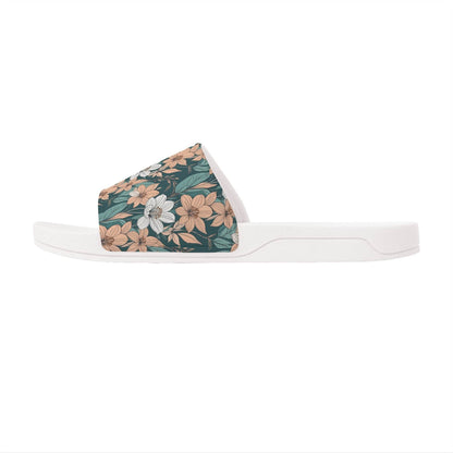 Pastel Floral Women's Slide Sandals - DeRose Seasonal