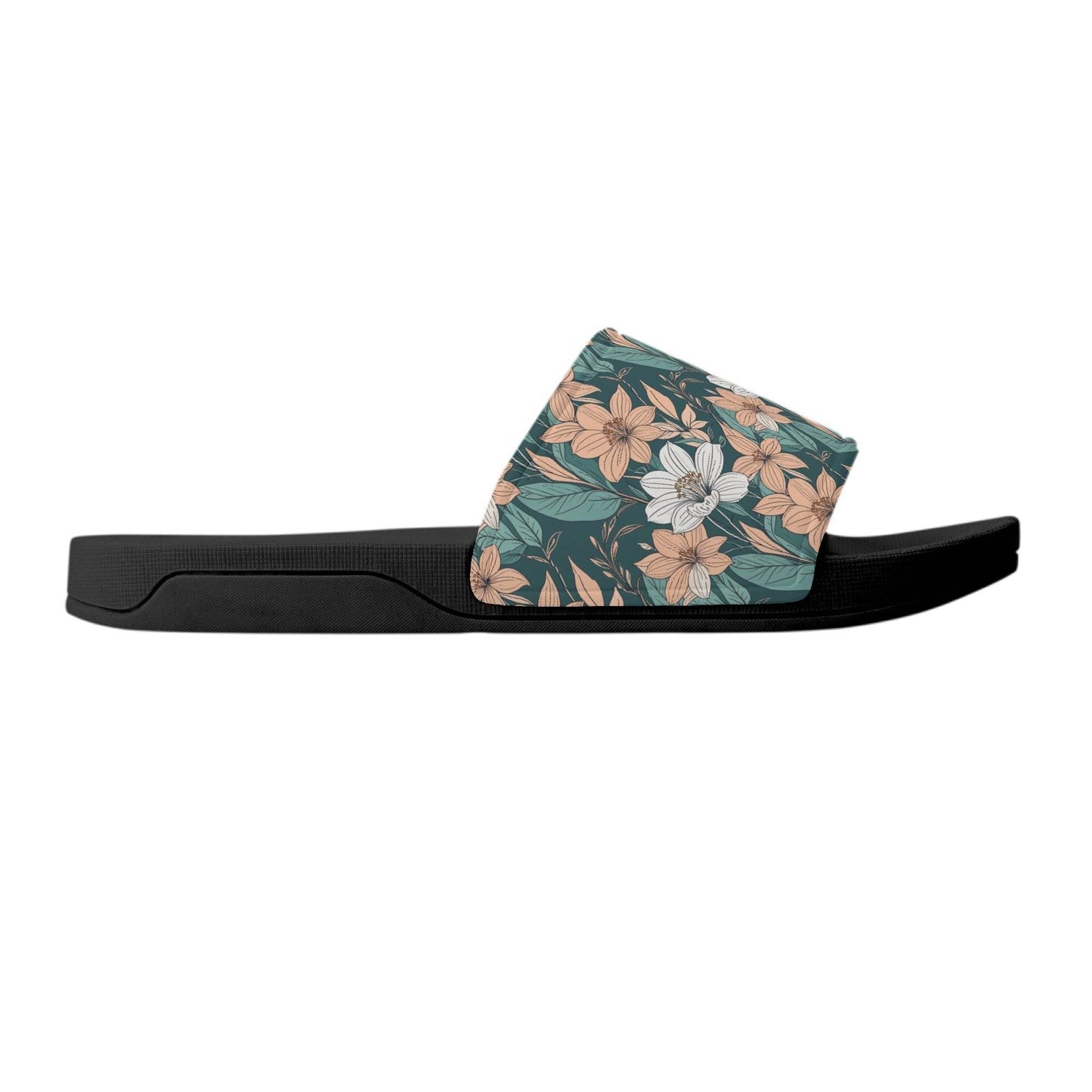 Pastel Floral Women's Slide Sandals - DeRose Seasonal