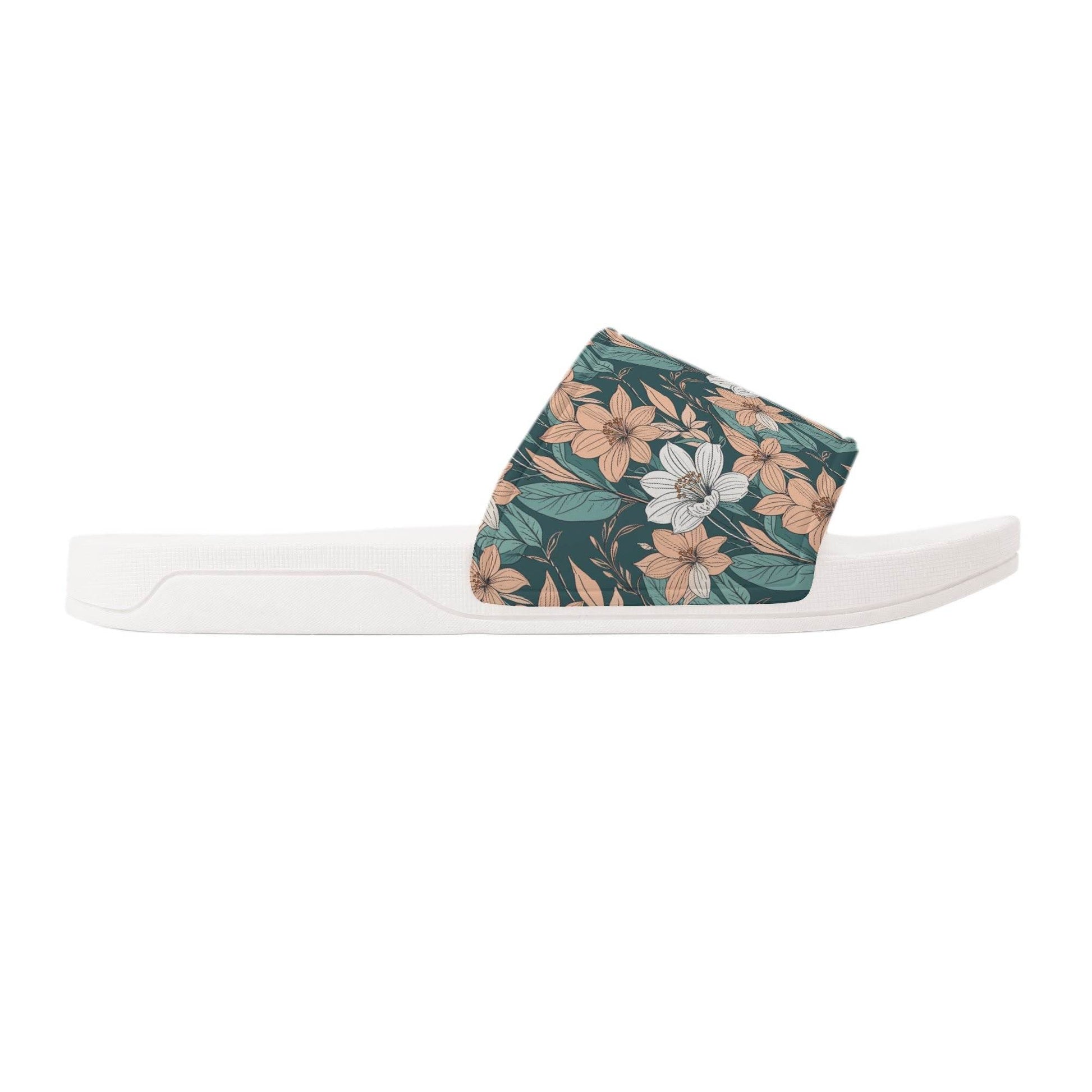 Pastel Floral Women's Slide Sandals - DeRose Seasonal