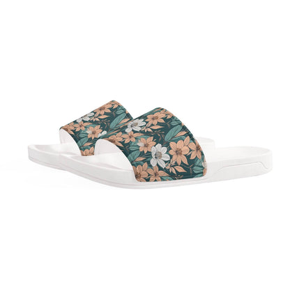Pastel Floral Women's Slide Sandals - DeRose Seasonal