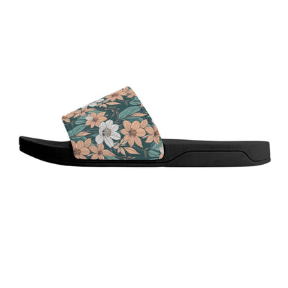 Pastel Floral Women's Slide Sandals - DeRose Seasonal