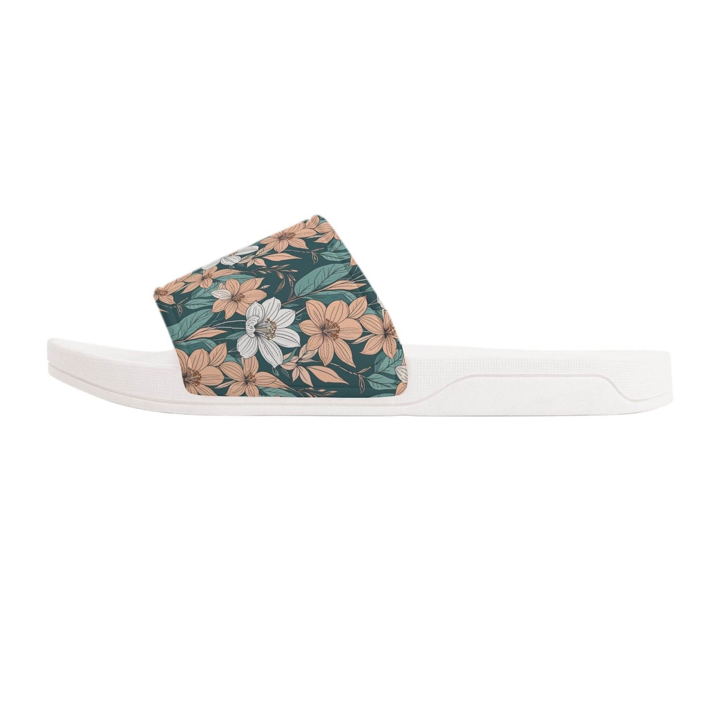 Pastel Floral Women's Slide Sandals - DeRose Seasonal