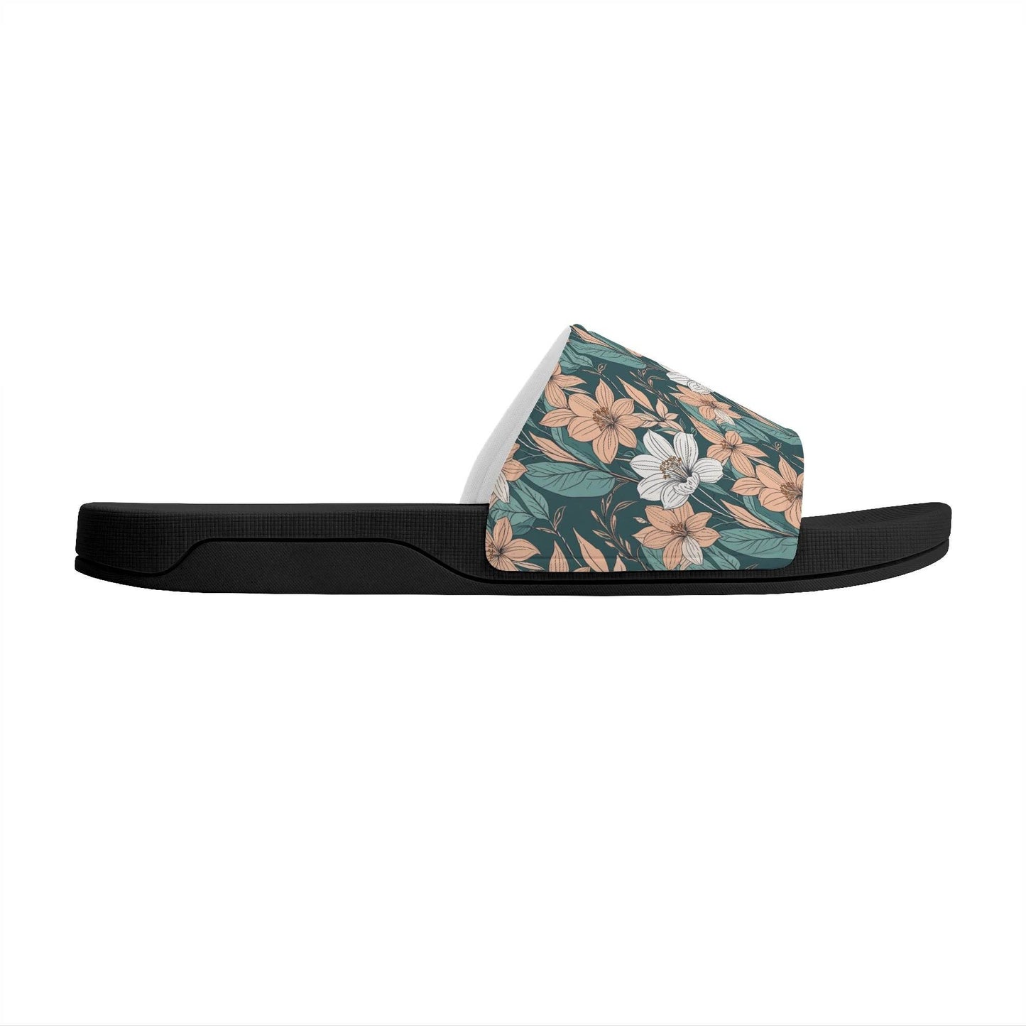 Pastel Floral Women's Slide Sandals - DeRose Seasonal