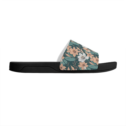Pastel Floral Women's Slide Sandals - DeRose Seasonal